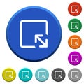 Resize object beveled buttons