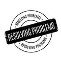 Resolving Problems rubber stamp