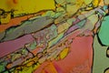 This is a picture of the crystals of the chemical substance Resorcinol made by a microscope in polarized light