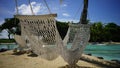 Resort Beach Hammock Royalty Free Stock Photo