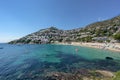 Canyelles beach in Roses Cape Creus Royalty Free Stock Photo