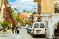 Resort classic Greek architecture. Rethymno, Crete