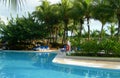 Resort in Costa Rica with pool Royalty Free Stock Photo