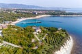 The Resort Of Gelendzhik. the area of Blue Bay. A small Bay with a beach and a sea pier