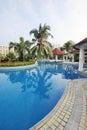 Resort hotel in sanya Royalty Free Stock Photo