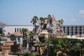 Resort on the Island of Galveston at the Gulf of Mexico Royalty Free Stock Photo