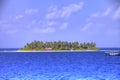 Resort island of Republic of Maldives Royalty Free Stock Photo
