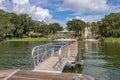 Resort by a lake in Florida state Royalty Free Stock Photo