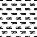 Resort motorhome pattern seamless vector