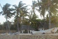 Resort on the shores of the Indian Ocean, Diani Beach, Mombasa, Africa Royalty Free Stock Photo