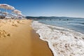 Resort Sunny Beach Bulgaria view of the beach in summer.