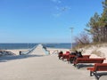 Resort town Palanga, Lithuania Royalty Free Stock Photo