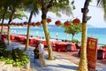 Resorts in Dadonghai bay in Sanya, Hainan Royalty Free Stock Photo