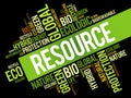 Resource word cloud