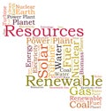 Resources word cloud