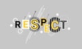 Respect And Appreciation Web Banner Abstract Template Background Royalty Free Stock Photo