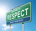 Respect concept. Royalty Free Stock Photo