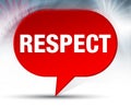 Respect Red Bubble Background Royalty Free Stock Photo