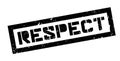 Respect rubber stamp Royalty Free Stock Photo
