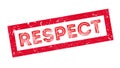 Respect rubber stamp Royalty Free Stock Photo