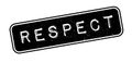Respect rubber stamp Royalty Free Stock Photo