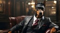 Respected Ruffian: Doberman Takes the Lead in the Mafia\'s Esteemed Circle