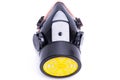 Respirator mask with filter cartridges