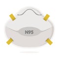 Respiratory Protective Mask - N95 - Icon Royalty Free Stock Photo