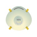 Respiratory Protective Mask - N95 - Icon Royalty Free Stock Photo