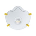Respiratory Protective Mask - N95 - Icon Royalty Free Stock Photo