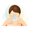 Respiratory Protective Mask - N95 - Icon Royalty Free Stock Photo