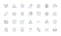 Response line icons collection. Feedback, Reaction, Behavior, Answer, Reply, Return, Acknowledgment vector and linear