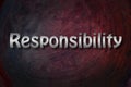 Responsibility Concept Royalty Free Stock Photo