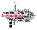 Responsibility in word cloud