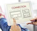 Responsive Design Layout Connection Content Concept Royalty Free Stock Photo