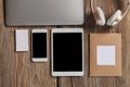 Responsive design mockup Royalty Free Stock Photo