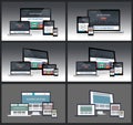 Responsive Screen Mockups