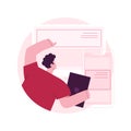 Responsive web design abstract concept vector illustration. Royalty Free Stock Photo