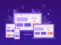 Responsive web design Royalty Free Stock Photo