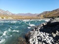 Respublika Altai river Katun Royalty Free Stock Photo