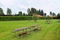 Rest area of sommerland in Denmark Royalty Free Stock Photo