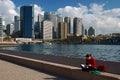 Rest at a harbour Royalty Free Stock Photo