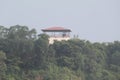 Rest House on Chitrakot Waterfall Hill Royalty Free Stock Photo