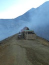 Rest Hut at Mount Ijen Summit