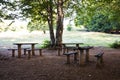 Rest place in forest in Krushevo Royalty Free Stock Photo
