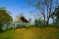 Rest and relax on top of Phoo Ka mountain Royalty Free Stock Photo