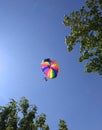 Rest in the sky, paraglider, people, a pilot and a passenger flying in the sky