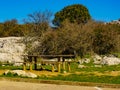 Rest stop area in El Torcal , Antequera, Spain Royalty Free Stock Photo