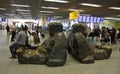 Rest zone in Amsterdam Schiphol Airport