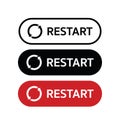 Restart button for restarting computer